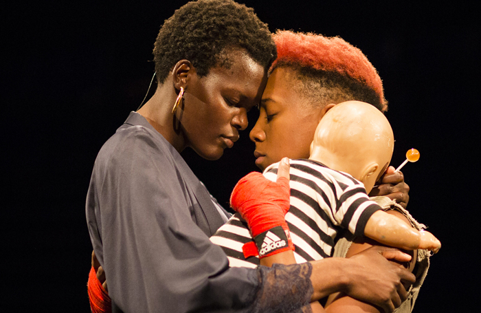 Sheila Atim and Jade Anouka in Henry IV. Photo: Helen Maybanks