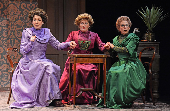 Geraldine Fitzgerald, Kate Anthony and Sue Devaney in When We Are Married &ndash; 'a first-class performance'. Photo: Nobby Clark