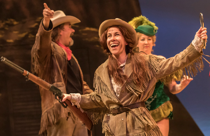 Anna-Jane Casey in Annie Get Your Gun at the Crucible, Sheffield. Photo: Johan Persson