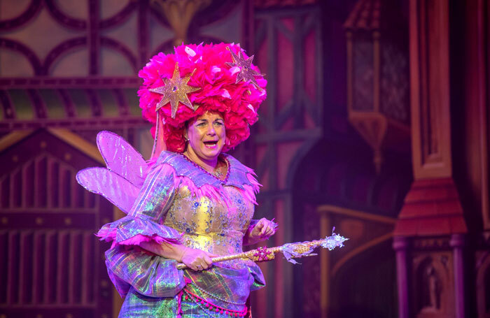 Elaine C Smith in Dick McWhittington at His Majesty's Theatre, Aberdeen. Photo: Michal Wachucik
