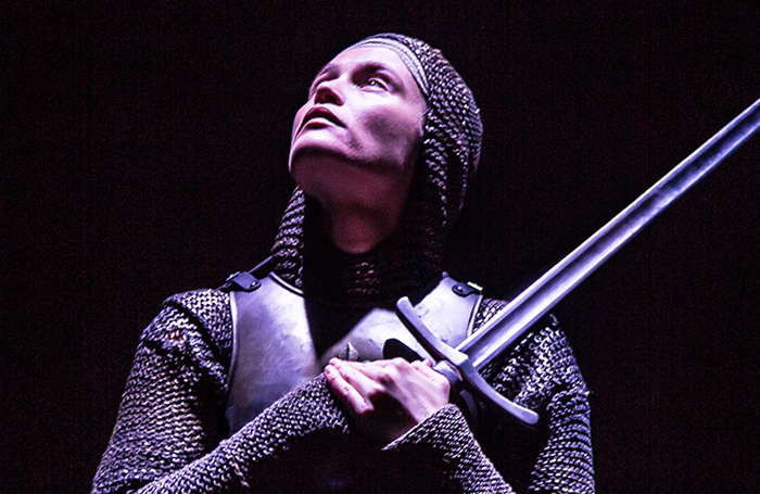 Gemma Arterton in Saint Joan at the Donmar Warehouse. Photo: Jack Sain