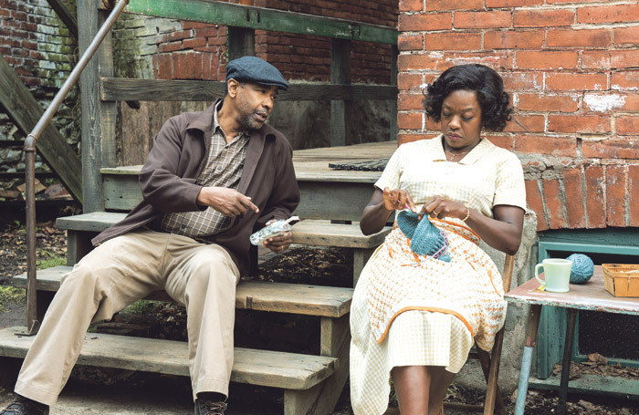 Denzel Washington and Viola Davis in Fences. Photo: David Lee Denzel Washington and Viola Davis in Fences. Photo: David Lee