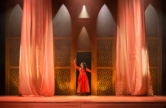 Mona Goodwin in Laila &ndash; The Musical at Watford Palace Theatre. Photo: David Fisher