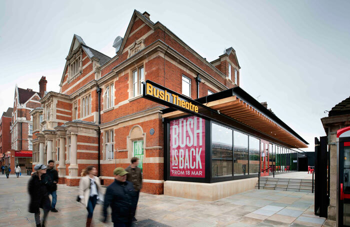 The Bush Theatre has a new entrance and front-of-house area as well as an exterior garden terrace. Photo: Philip Vile
