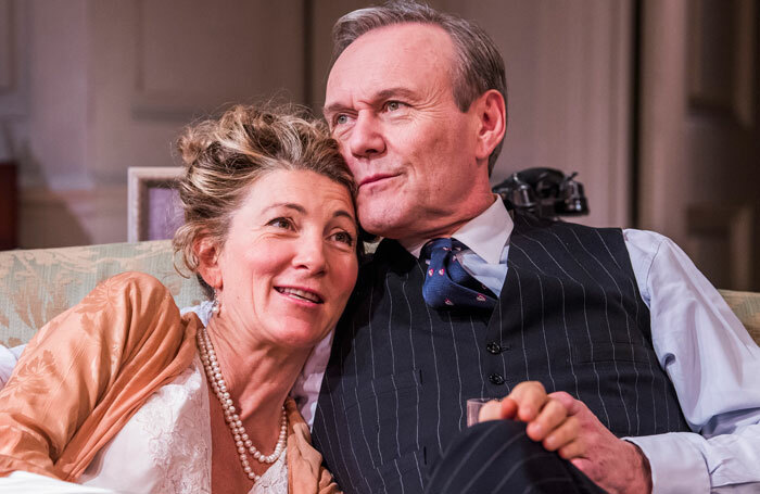 Eve Best and Anthony Head in Love In Idleness at the Menier Chocolate Factory. Photo: Tristram Kenton