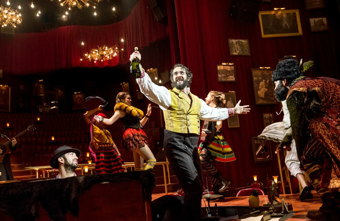Josh Groban and the cast of Natasha, Pierre and the Great Comet of 1812. Photo: Chad Batka Josh Groban and the cast of Natasha, Pierre and the Great Comet of 1812. Photo: Chad Batka