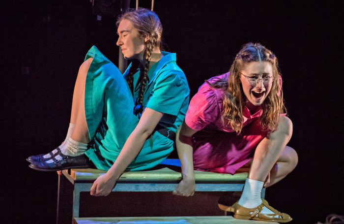 Amy McGregor and Lois Mackie in Lifeboat at West Yorkshire Playhouse, Leeds.
Photo: Anthony Robling