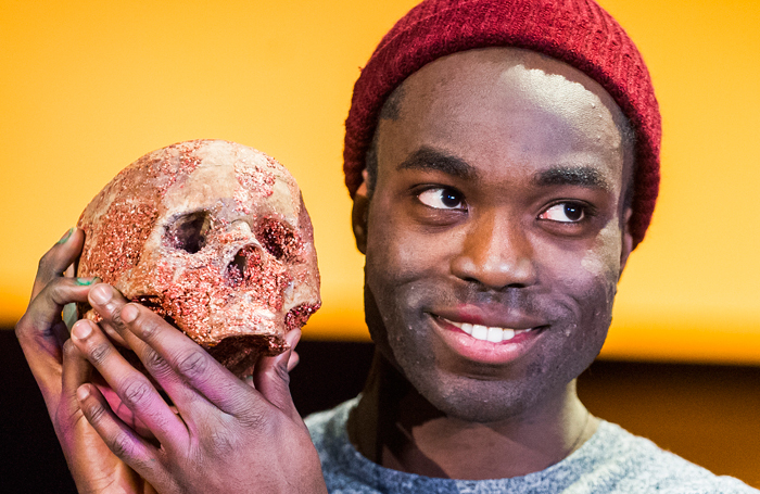 Paapa Essiedu in Hamlet at the Royal Shakespeare Theatre, Stratford-upon-Avon in 2016. Photo: Tristram Kenton