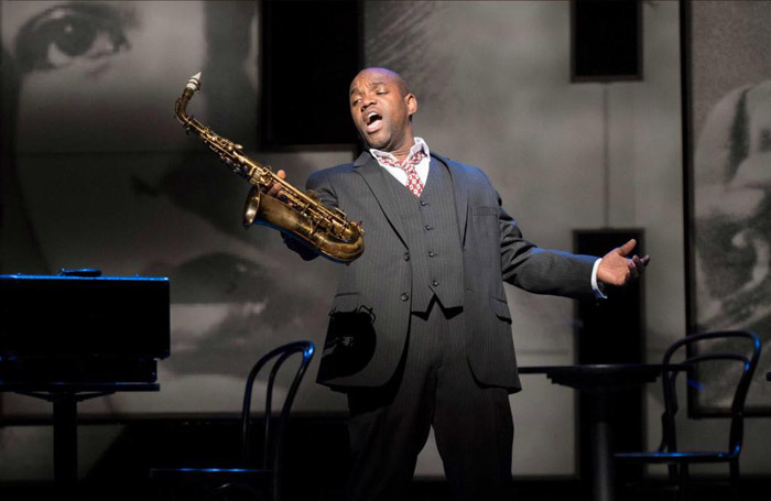 Lawrence Brownlee in Charlie Parker's Yardbird at Hackney Empire. Photo: Richard Hubert Smith