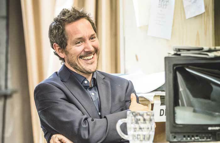 Bertie Carvel in rehearsals for 2017's Ink. Photo: Marc Brenner