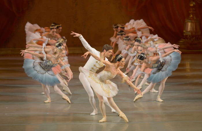 Grand Pas from Paquita by the Mariinksy Ballet. Photo: Valentin Baranovsky