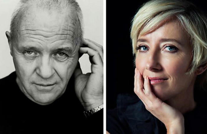 Anthony Hopkins and Emma Thompson will lead the cast of King Lear