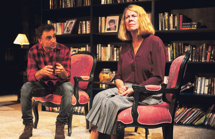 David Luque and Amparo Climent perform in the Spanish version of Guillem Clua&rsquo;s The Swallow at the Cervantes Theatre