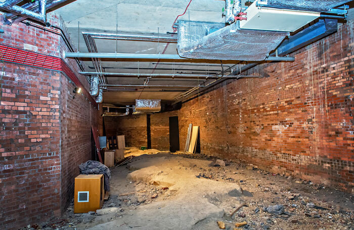 Current Bramall Rock Void space in West Yorkshire Playhouse before redevelopment. Photo: Anthony Robling