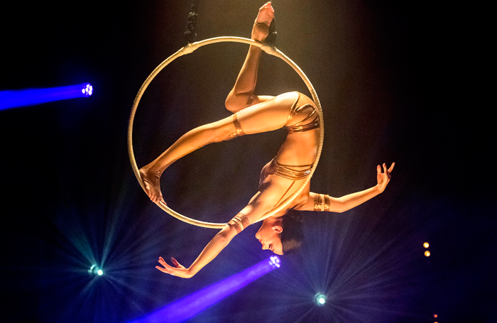 Lea Hinz in La Soiree at the Aldwych Theatre. Photo: Tristram Kenton