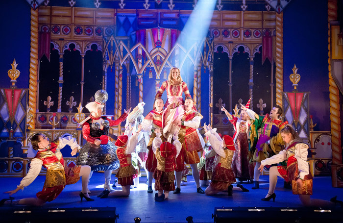 The cast of Sleeping Beauty at the Court, Hereford. Photo: Russell Lewis