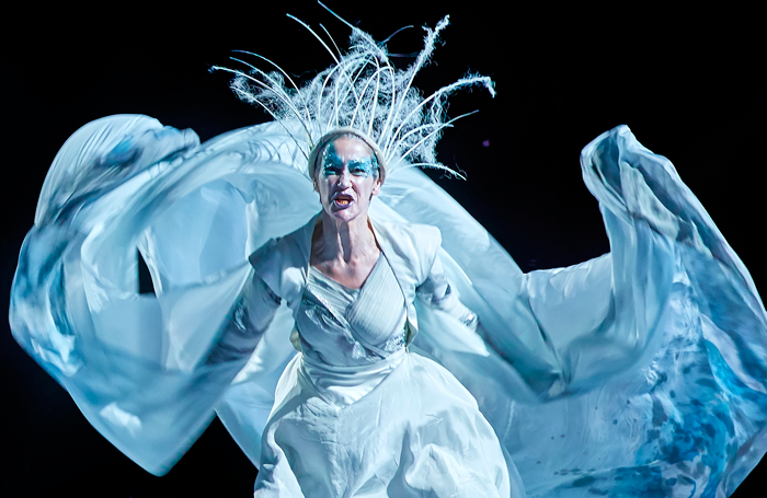 Carla Mendonca in The Lion, the Witch and the Wardrobe at West Yorkshire Playhouse. Photo: Birgit and Ralf Brinkhoff