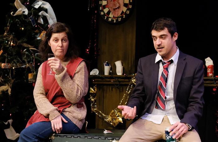 Joanna Neary and Omar Ibrahim in Working Christmas at Old Fire Station, Oxford