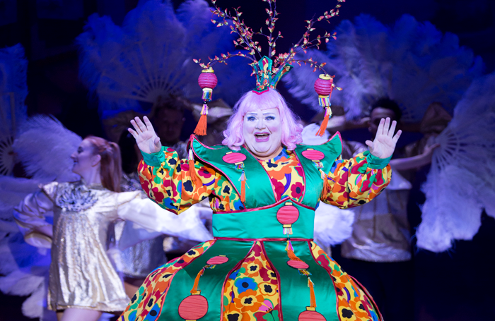 Quinn Patrick in Aladdin at Tunbridge Wells. Photo: David Bartholomew