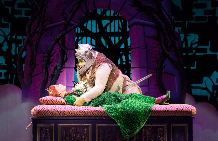 Scene from Shrek the Musical at Edinburgh Playhouse