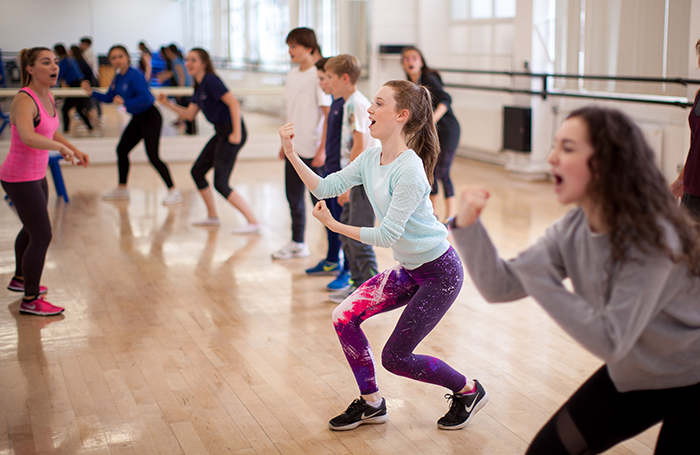 Students in an Arts Educational summer school class