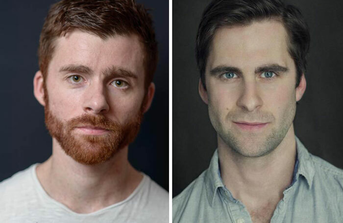 Actors Christian Edwards and Harry Long, who have formed London-based group Talk Actors Christian Edwards and Harry Long, who have formed London-based group Talk