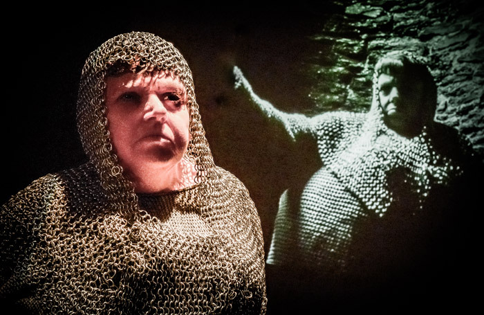 Sara Beer in Richard III Redux. Photo: Paddy Faulker