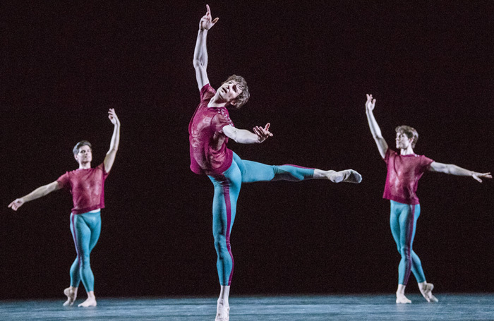 A scene from Playlist (Track 1, 2), World Premiere by William Forsythe from Fantastic Beings, Approximate Sonata 2016, The Cage and Playlist (Track 1, 2) from Voices Of America. Photo: Tristram Kenton