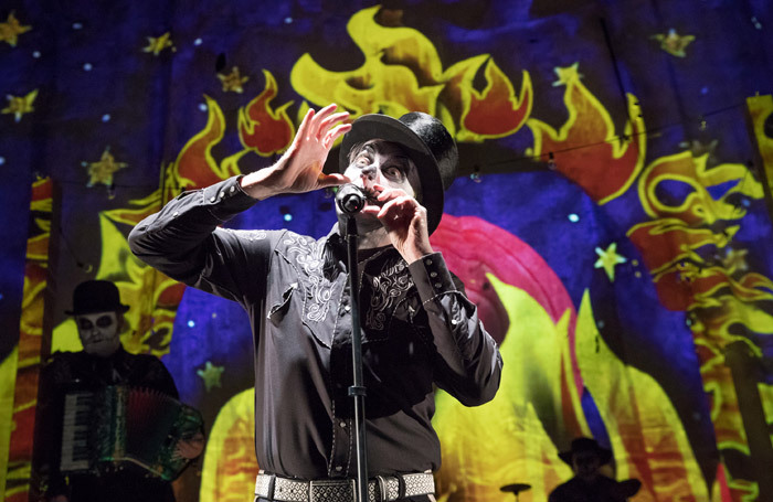 Martyn Jacques in Corrido de la Sangre at Home, Manchester. Photo: Jonathan Keenan