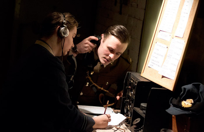Christopher Styles and Zoe Flint in for King and Country at CoLab Factory. Photo Owen Kingston: Christopher Styles and Zoe Flint in for King and Country at CoLab Factory. Photo Owen Kingston: