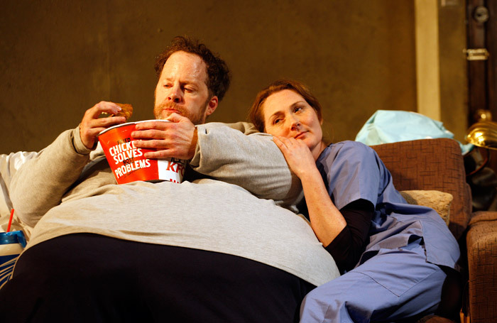 Shuler Hensley and Ruth Gemmell in The Whale at Ustinov Studio, Bath. Photo: Simon Annand Shuler Hensley and Ruth Gemmell in The Whale at Ustinov Studio, Bath. Photo: Simon Annand