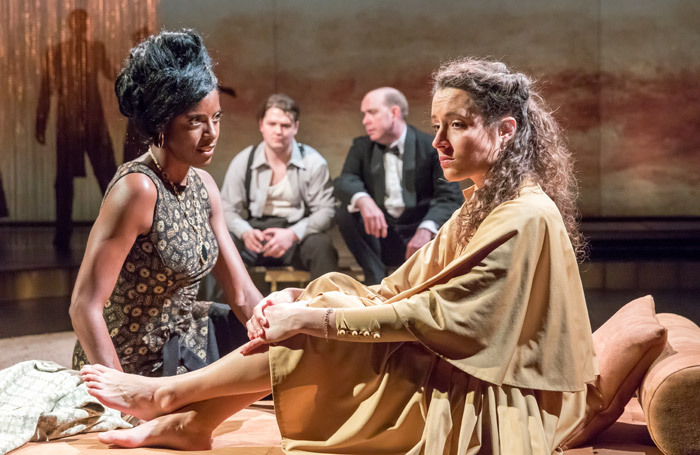 Natasha Bain and Eleanor Sutton in A Little Night Music at Storyhouse, Chester. Photo: Mark Carline Natasha Bain and Eleanor Sutton in A Little Night Music at Storyhouse, Chester. Photo: Mark Carline