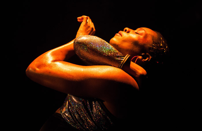 Rachael Young in Nightclubbing at Camden People's Theatre, London. Photo: Marcus Hessenberg