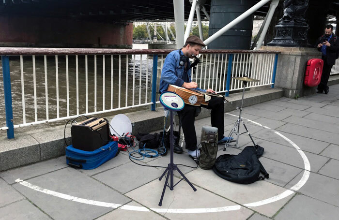 Tiptap enables street performers to accept cashless payments from audience members