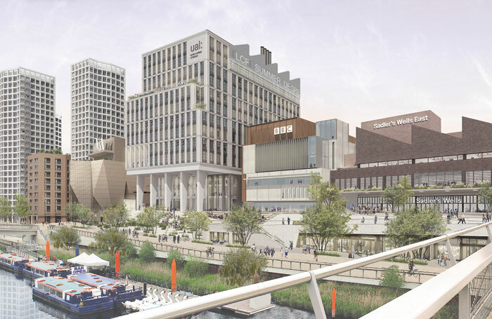 Arts organisations at the new site include the V&A, Sadler's Wells, BBC and University of the Arts London Arts organisations at the new site include the V&A, Sadler's Wells, BBC and University of the Arts London