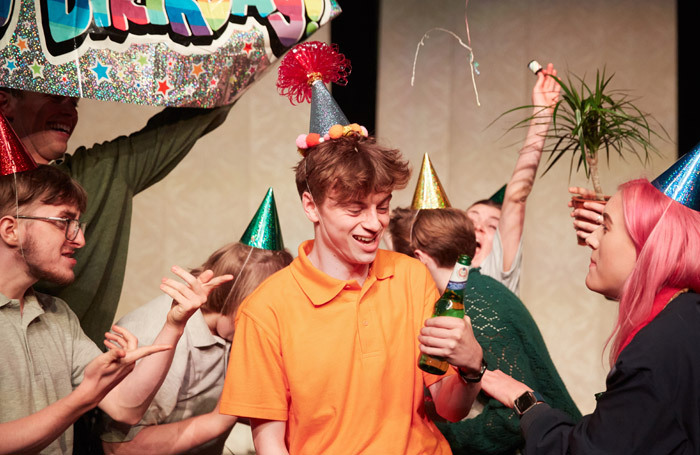 The cast of In the Light Everything is Brighter at Bristol Old Vic. Photo: Mark Douet