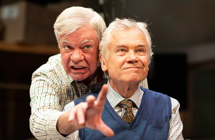 Matthew Kelly and David Yelland in The Habit of Art at Theatre Royal Brighton. Photo: Helen Maybanks