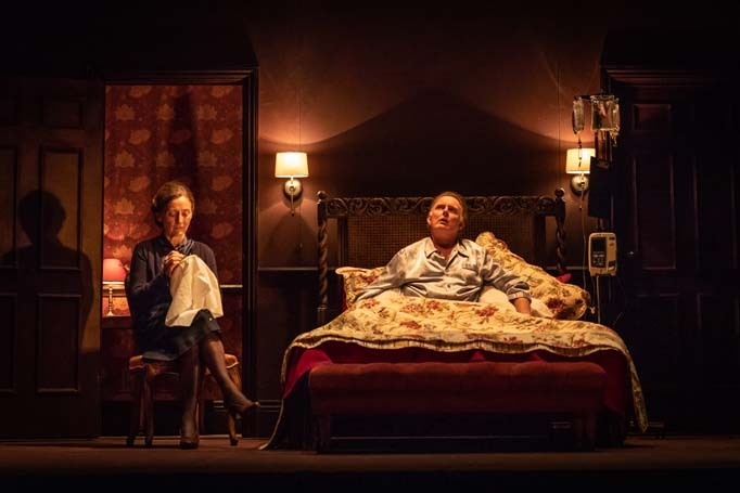 Brid Brennan and Robert Glenister in Pinter Four at Harold Pinter Theatre, London. Photo: Marc Brenner