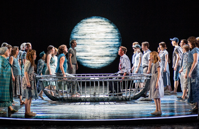 Cast and chorus of Agreed. Photo: Robert Workman