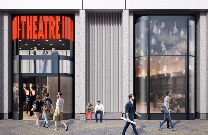 Artist's impression of the new theatre in King's Cross