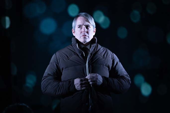 Matthew Broderick in The Starry Messenger at Wyndham's Theatre. Photo: Marc Brenner Matthew Broderick in The Starry Messenger at Wyndham's Theatre. Photo: Marc Brenner