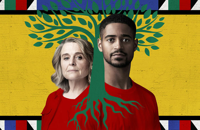 Promotional image for Tree, starring Sin&eacute;ad Cusack and Alfred Enoch. Photo: Marc Brenner