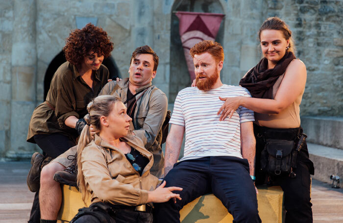 The cast of The Magic Flute at Waterperry Festival Opera. Photo: Greg Goodale