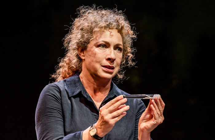 Alex Kingston in An Enemy of the People at Nottingham Playhouse. Photo: Tristram Kenton