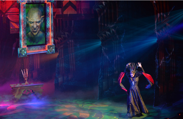 Rachel Stanley in Snow White and the Seven Dwarfs, Grand Opera House, Belfast. Photo: Aaron McCracken/Harrisons