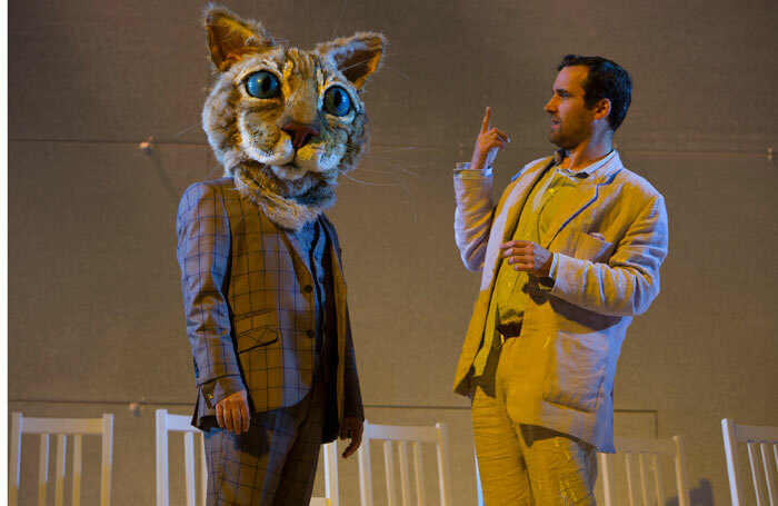 Oguz Kaplangi and Robert Jack in Rhinoceros at the Edinburgh International Festival in 2017. Photo: Beth Chalmers