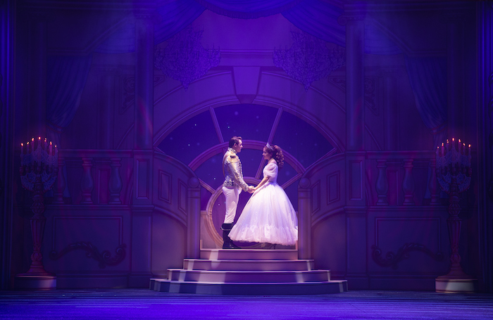 Sam Murphy and Courtney-Brogan Smalley in Cinderella at Cheltenham Everyman. Photo: Darren Bell