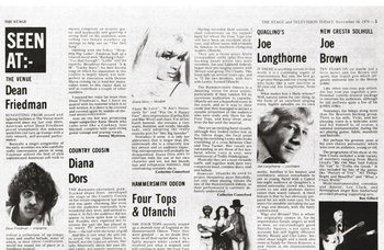 'Natural talent' – How The Stage reviewed Joe Longthorne 42 years ago