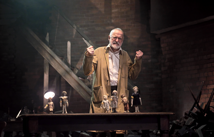 Robert Pickavance in Dr Korczak's Example at Leeds Playhouse. Photo: Zoe Martin