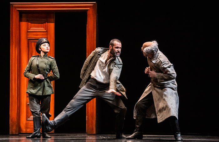A scene from Revisor at Sadler's Wells. Photo: Tristram Kenton